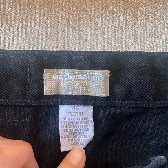 Classic Black Women's Jeans Liz Claiborne petite - Picture 4 of 5